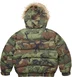 Supreme Facemask 700-Fill Down Puffer Jacket - Woodland Camo (front)