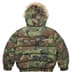 Supreme Facemask 700-Fill Down Puffer Jacket - Woodland Camo (front)