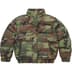 Supreme Facemask 700-Fill Down Puffer Jacket - Woodland Camo (front)