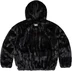 Supreme Faux Fur Hooded Jacket - Black (front)