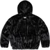 Supreme Faux Fur Hooded Jacket - Black (front)