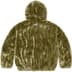 Supreme Faux Fur Hooded Jacket - Olive (front)