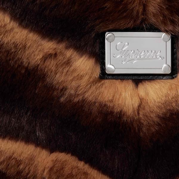 Supreme Faux Fur Jacket - Brown (front)