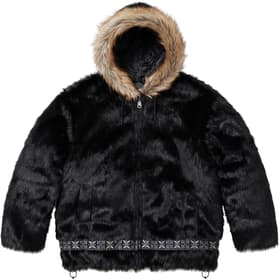 Supreme Faux Fur Parka Black