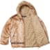 Supreme Faux Fur Parka - Brown (front)