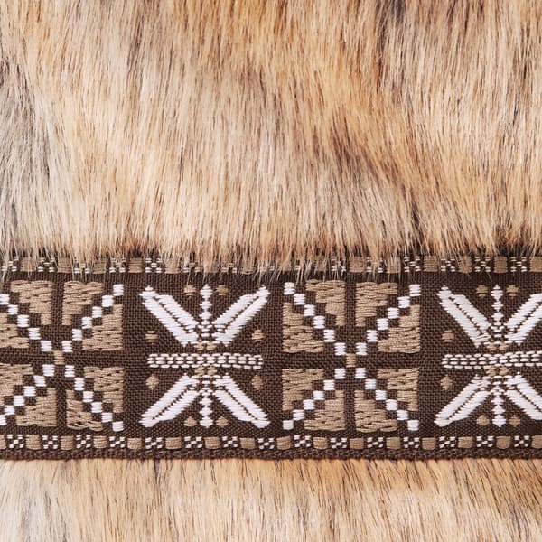 Supreme Faux Fur Parka - Brown (front)