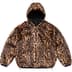 Supreme Faux Fur Reversible Hooded Track Jacket - Black (front)