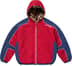 Supreme Faux Fur Reversible Hooded Track Jacket - Red (front)