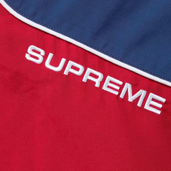 Supreme Faux Fur Reversible Hooded Track Jacket - Red (front)