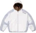 Supreme Faux Fur Reversible Hooded Track Jacket - White (front)