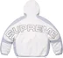 Supreme Faux Fur Reversible Hooded Track Jacket - White (front)