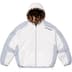 Supreme Faux Fur Reversible Hooded Track Jacket - White (front)