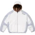 Supreme Faux Fur Reversible Hooded Track Jacket - White (front)