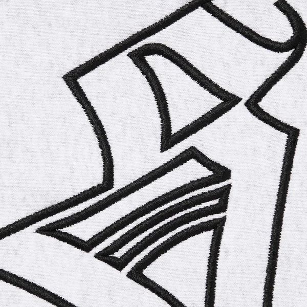 Supreme Faux Fur Zip Up Hooded Sweatshirt - Ash Grey (front)