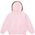 Supreme Faux Fur Zip Up Hooded Sweatshirt - Light Pink (front)