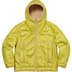 Supreme Faux Shearling Hooded Jacket - Citrus (front)