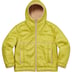 Supreme Faux Shearling Hooded Jacket - Citrus (front)