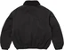 Supreme Faux Shearling Lined Bomber Jacket - Black (front)