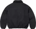 Supreme Faux Shearling Lined Bomber Jacket - Black (front)