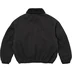 Supreme Faux Shearling Lined Bomber Jacket - Black (front)