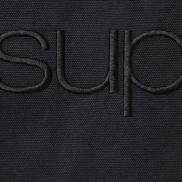 Supreme Faux Shearling Lined Bomber Jacket - Black (front)