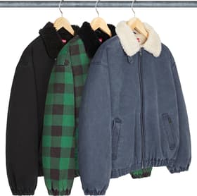 Supreme Faux Shearling Lined Bomber Jacket Group Shots