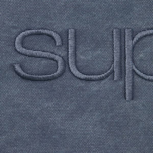 Supreme Faux Shearling Lined Bomber Jacket - Navy (front)