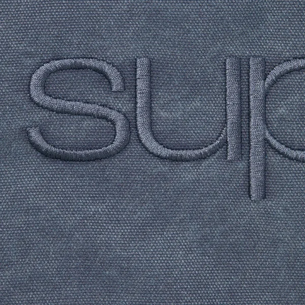 Supreme Faux Shearling Lined Bomber Jacket - Navy (front)