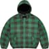 Supreme Faux Shearling Lined Bomber Jacket - Plaid (front)