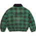 Supreme Faux Shearling Lined Bomber Jacket - Plaid (front)