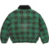 Supreme Faux Shearling Lined Bomber Jacket - Plaid (front)