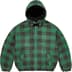 Supreme Faux Shearling Lined Bomber Jacket - Plaid (front)