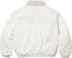 Supreme Faux Shearling Lined Bomber Jacket - White (front)