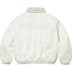 Supreme Faux Shearling Lined Bomber Jacket - White (front)