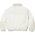Supreme Faux Shearling Lined Bomber Jacket - White (front)