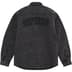 Supreme Faux Shearling Lined Work Shirt - Black Denim (front)