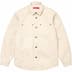 Supreme Faux Shearling Lined Work Shirt - Natural (front)