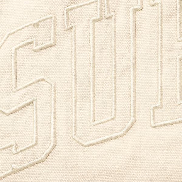 Supreme Faux Shearling Lined Work Shirt - Natural (front)