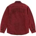 Supreme Faux Shearling Lined Work Shirt - Red Denim (front)