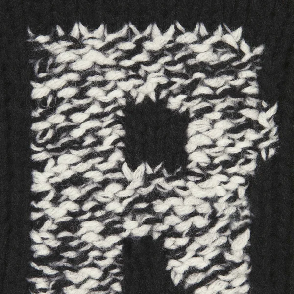 Supreme Faux Shearling Lined Zip Up Hooded Sweater - Black (front)