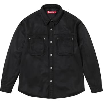 Supreme Faux Suede Snap Shirt