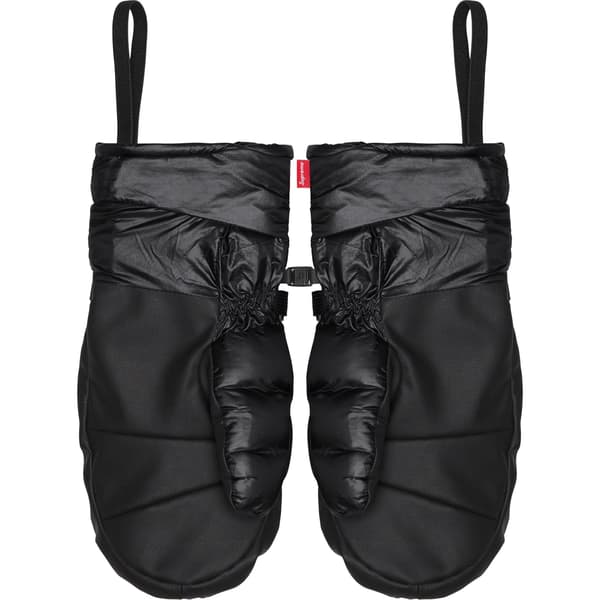 Supreme Featherweight Down Mittens - Black (front)
