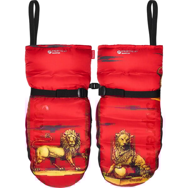 Supreme Featherweight Down Mittens - Lions (front)