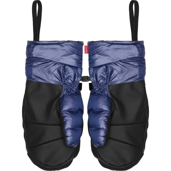 Supreme Featherweight Down Mittens - Navy (front)