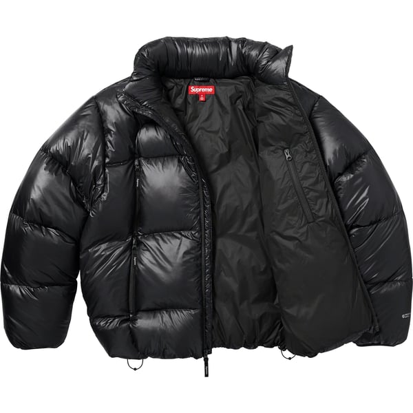 Supreme Featherweight Down Puffer Jacket - Black (front)