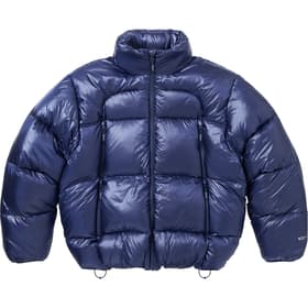 Supreme Featherweight Down Puffer Jacket Navy