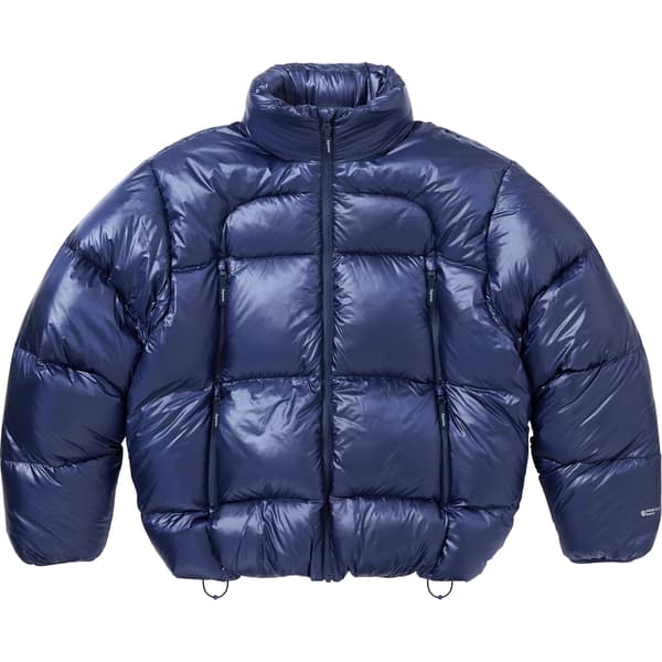 Supreme Featherweight Down Puffer Jacket - Navy (front)