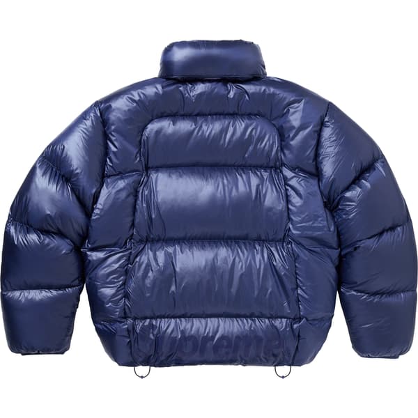Supreme Featherweight Down Puffer Jacket - Navy (front)