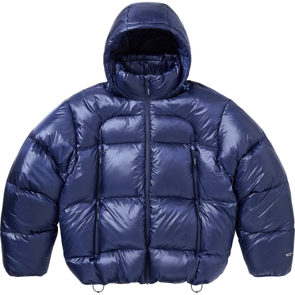 Supreme Featherweight Down Puffer Jacket - Navy (front)