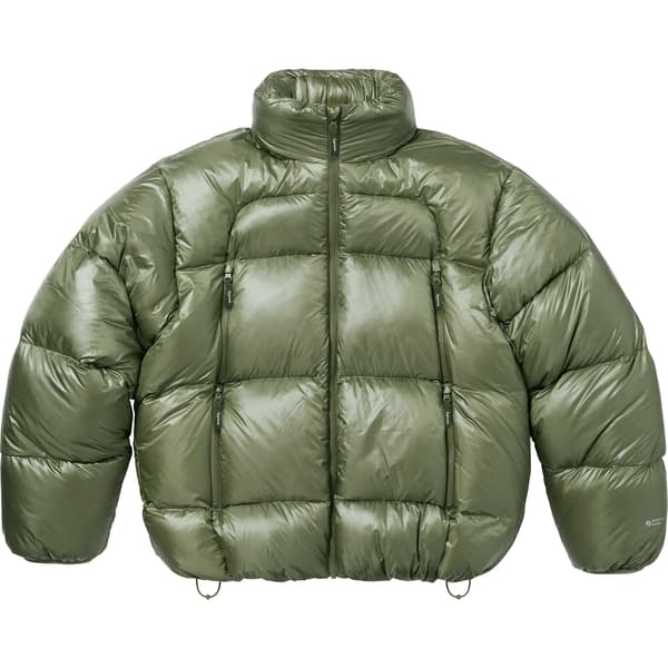 Supreme Featherweight Down Puffer Jacket - Olive (front)